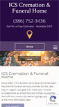 Mobile Screenshot of icsfuneralservices.com